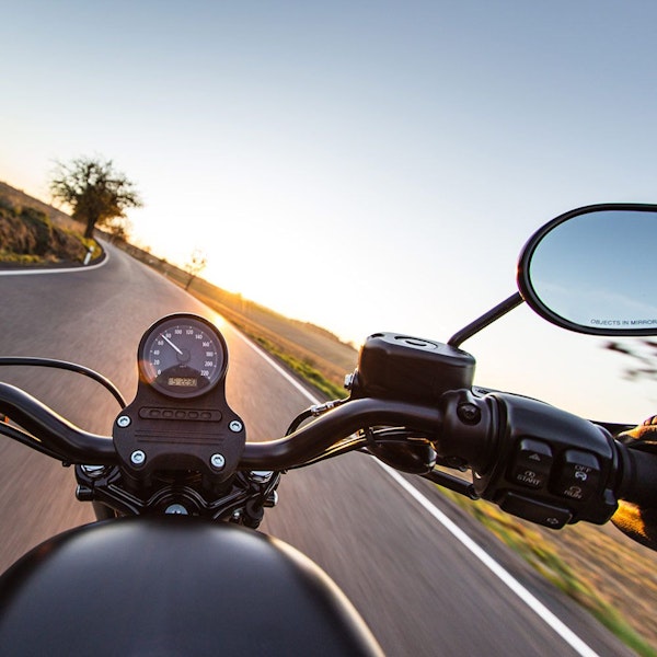 Motorcyclist point of view