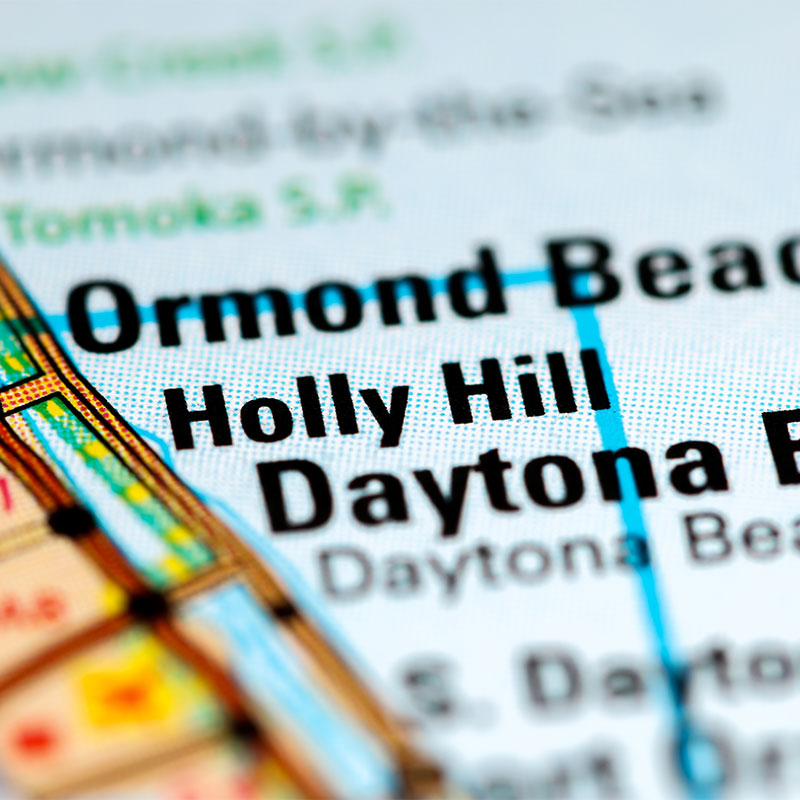 Holly Hill on map