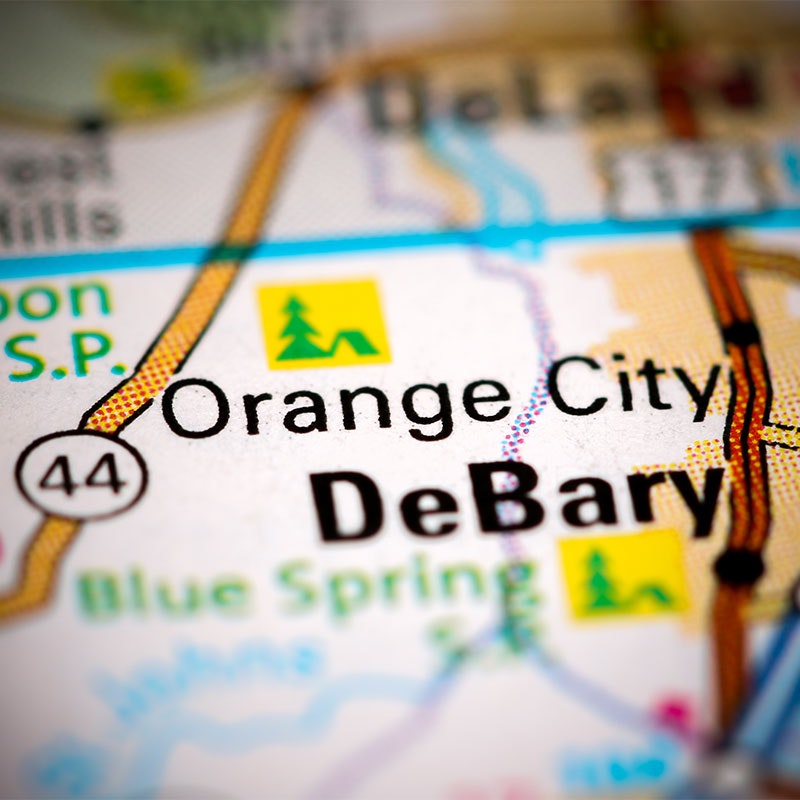 Orange City on map