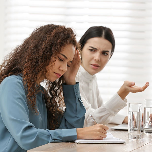women experiencing workplace discrimination