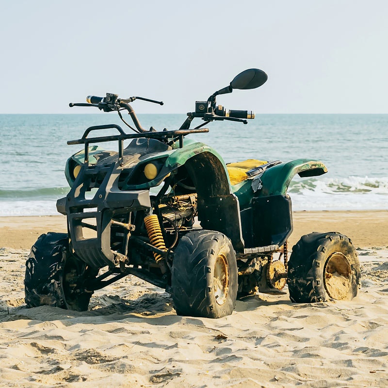 ATV on the beach