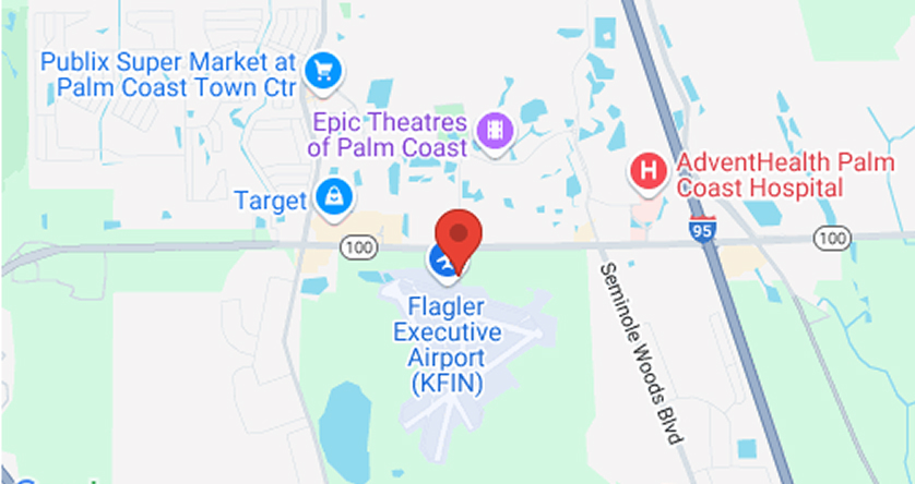 Palm Coast Office map