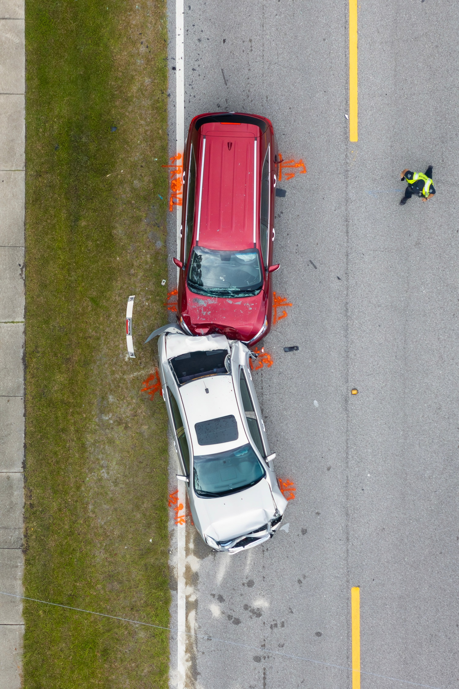 roadway collision