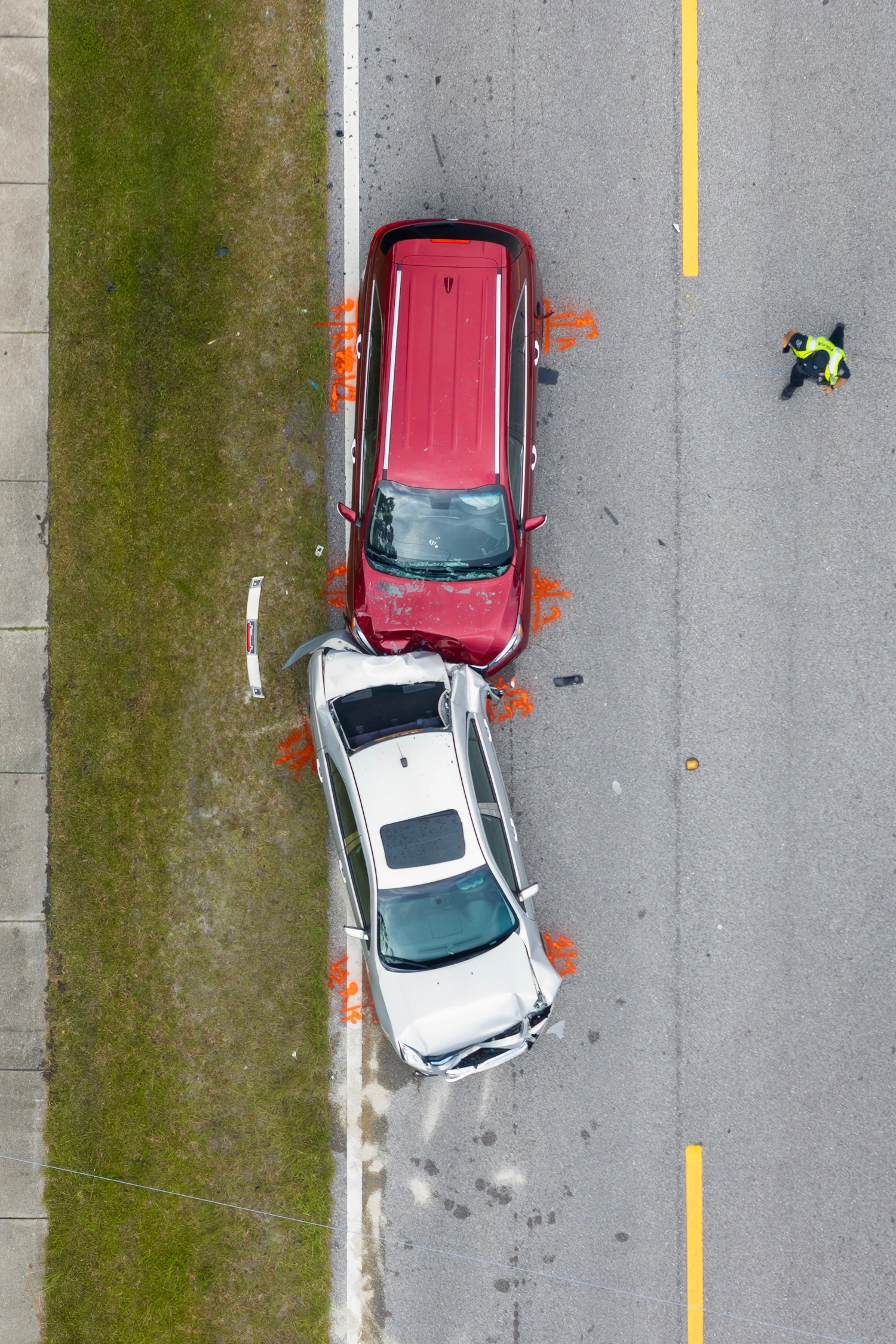 roadway collision