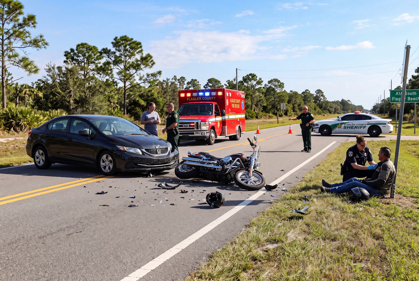 car crash in bunnell, fl