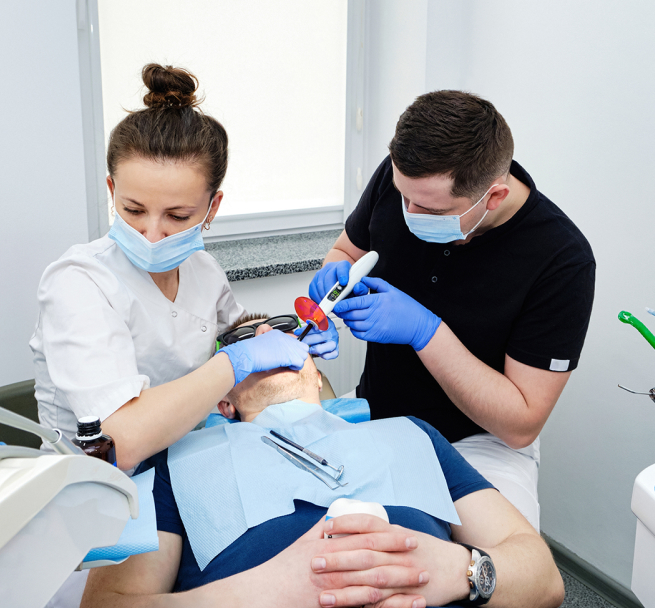 Dental filling procedure