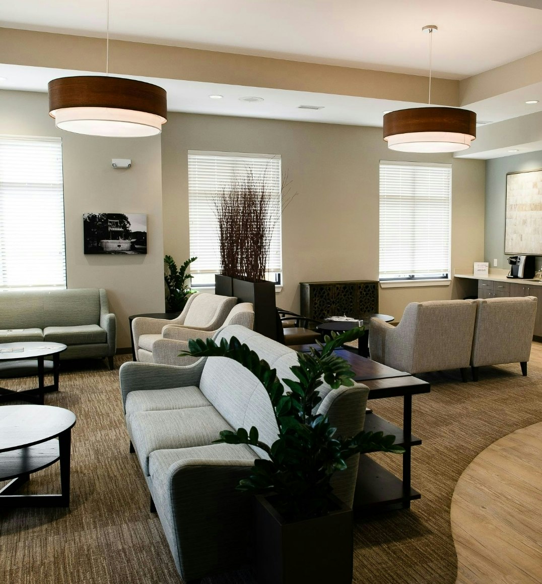 Interior office lobby