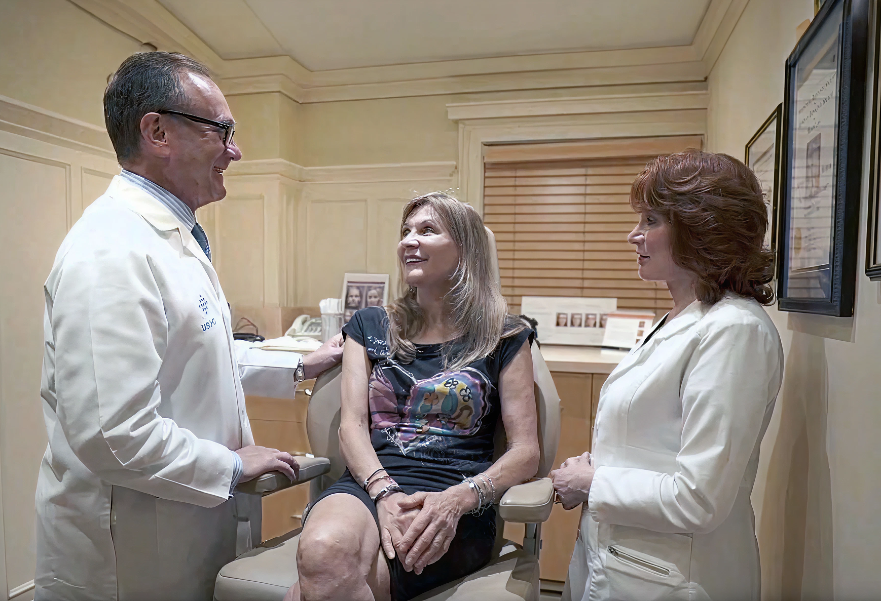 Patient in consultation