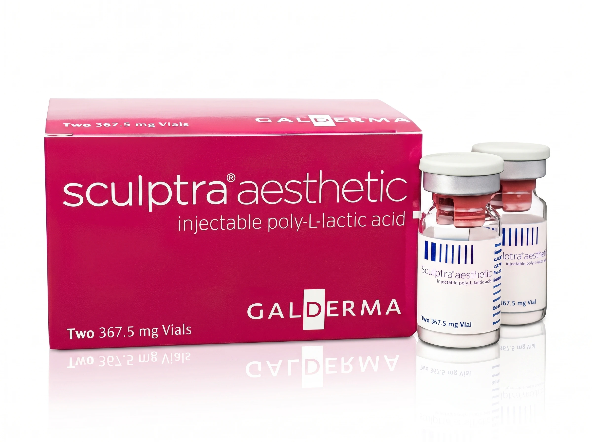 Sculptra box and bottles