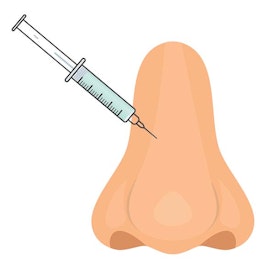 Nose with injectable