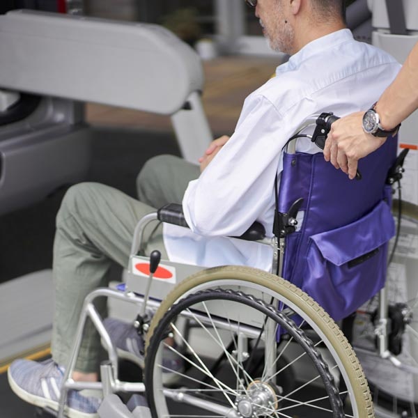 man in wheelchair