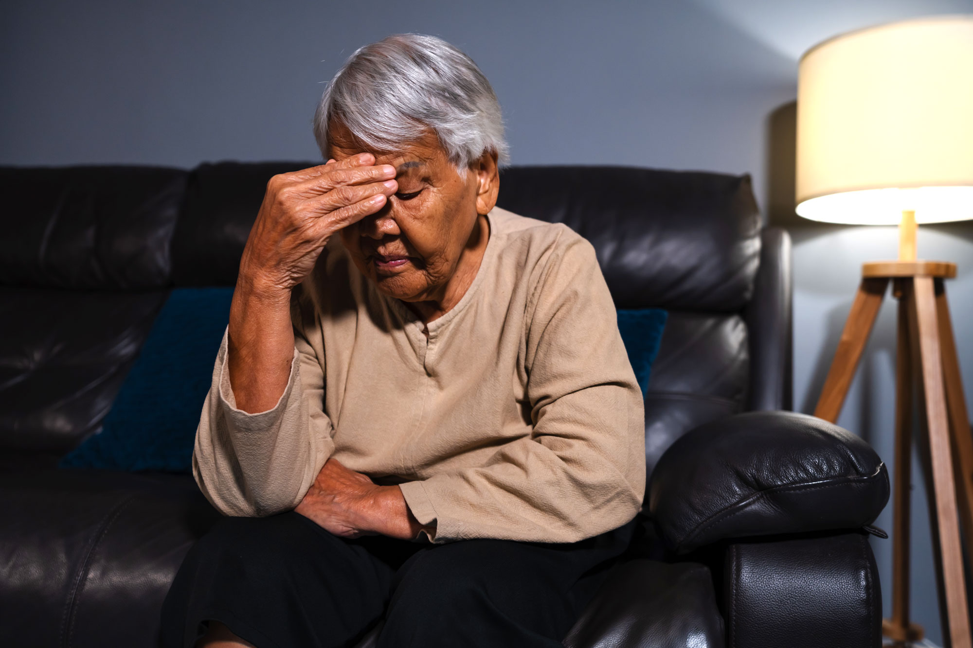 Upset nursing home resident