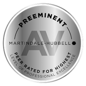 Preeminent AV rating