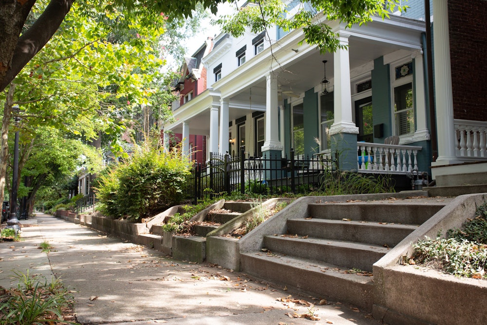 Homes in a neighborhood