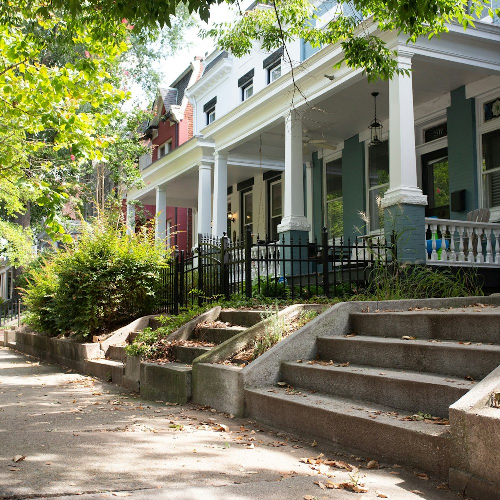 Homes in a neighborhood
