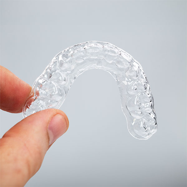 close-up of Invisalign