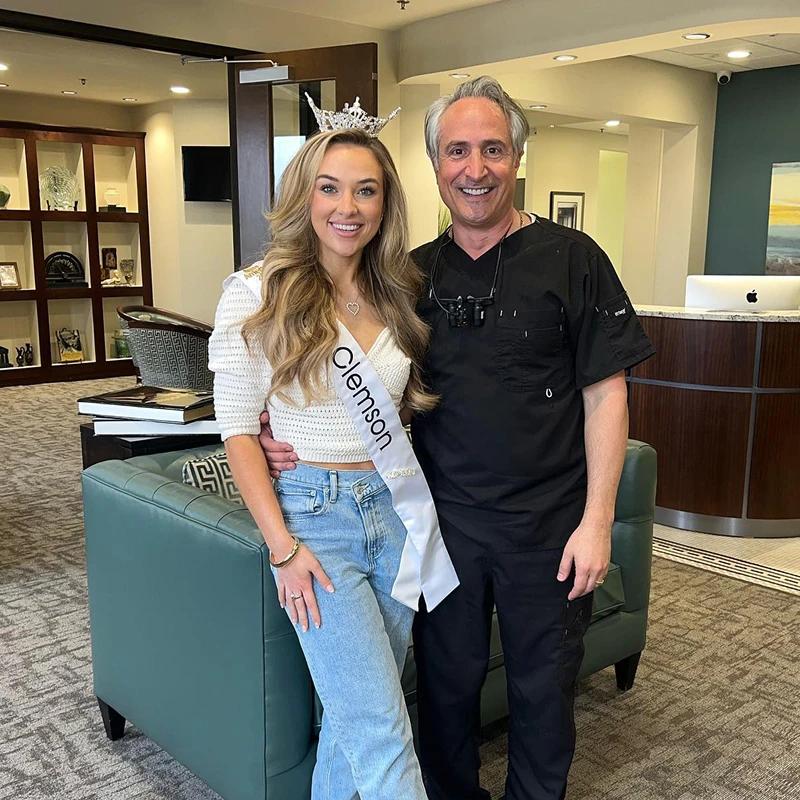 Dr. Nick Pournaras and pageant winner