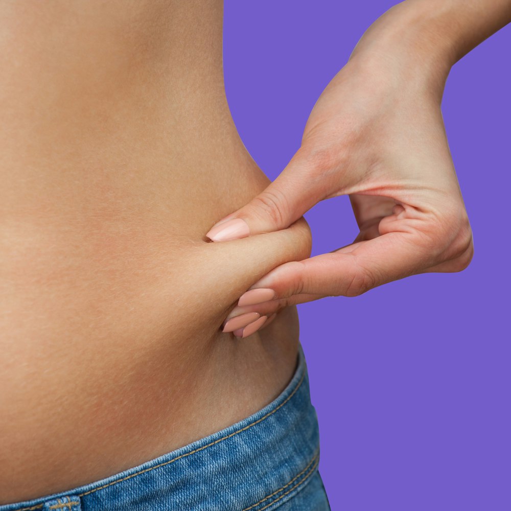 fatty tissue squeezing