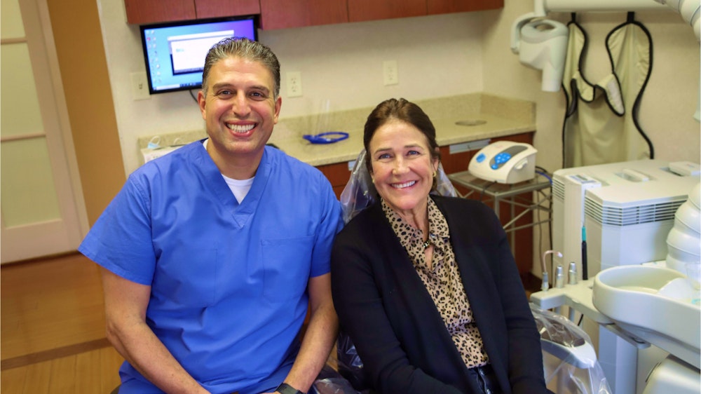 Dr. Malki with a real patient