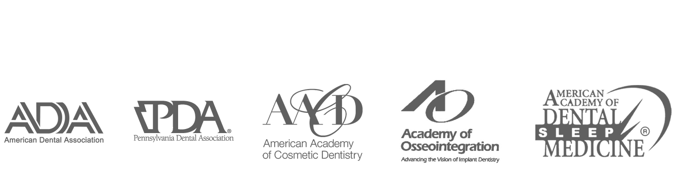 ADA American Dental Association, PDA Pennsylvania Dental Association, AACD American Academy of Cosmetic Dentistry, AO Academy of Osseointegration Advancing the Vision of Implant Dentistry, American Academy of Dental Sleep Medicine