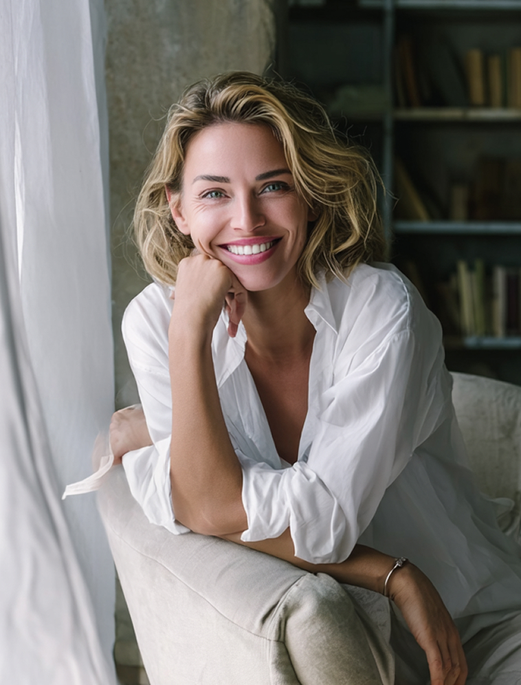 Young woman smiling