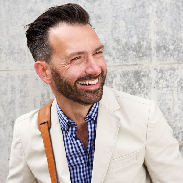 Professional man smiling