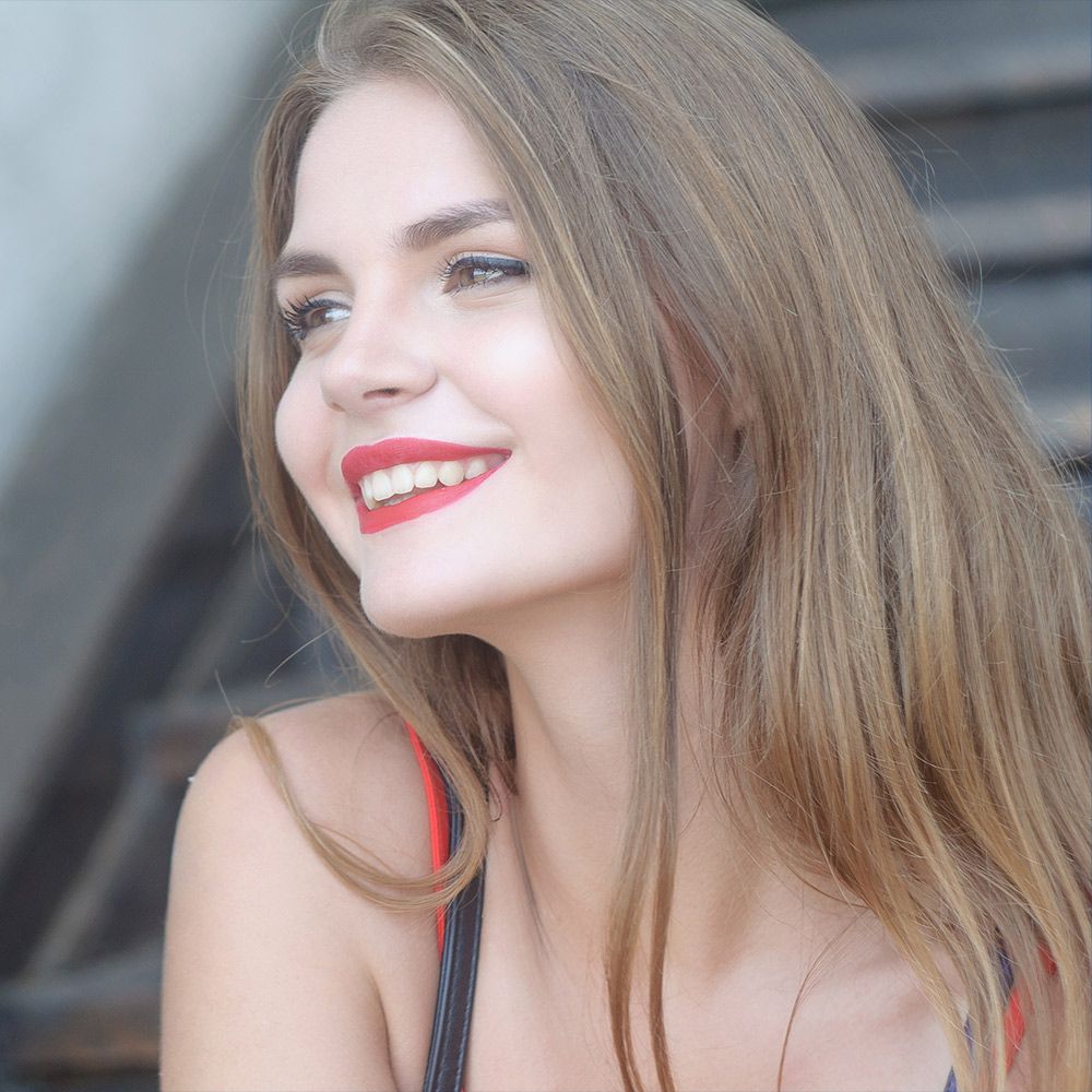 smiling woman