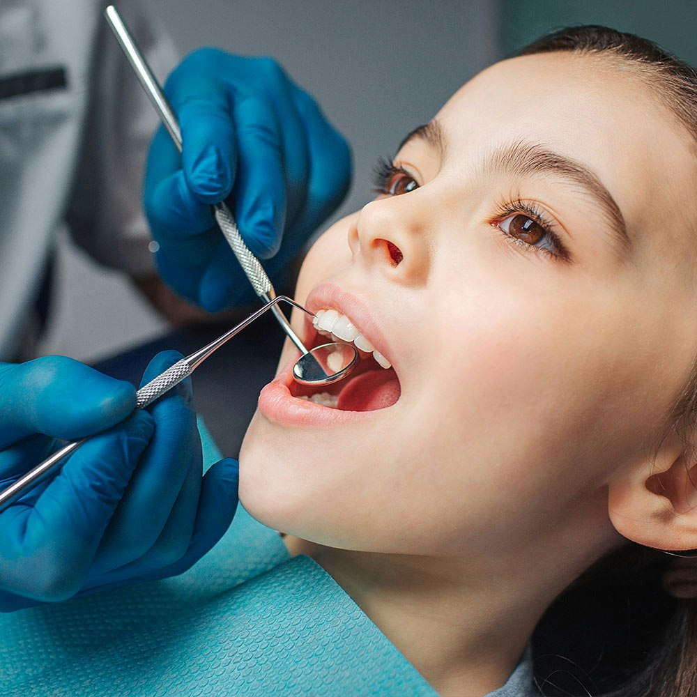 Young dental patient under sedation