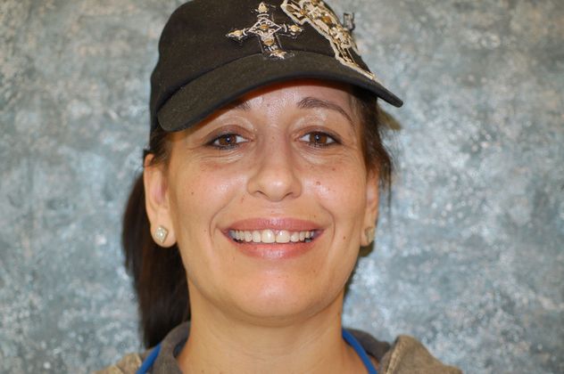 A patient before getting porcelain dental crowns