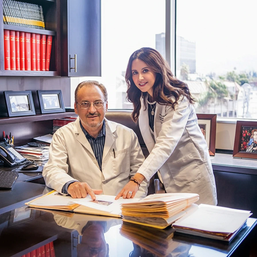 Dr. Michael Vermesh and Dr. Tannaz Toloubeydokhti