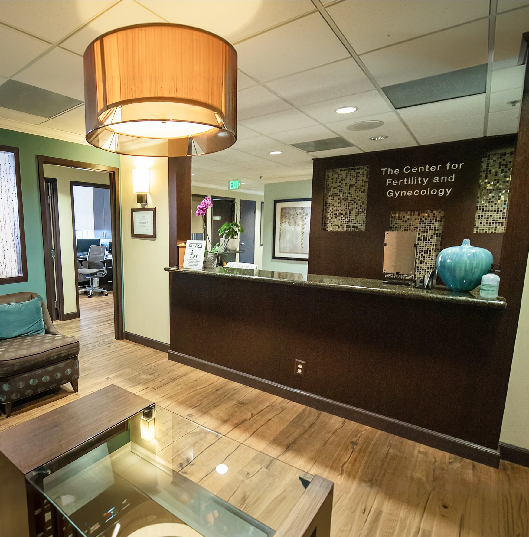 Front Lobby of The Center for Fertility and Gynecology