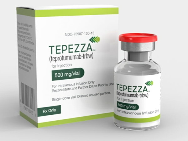 TEPEZZA container and vial