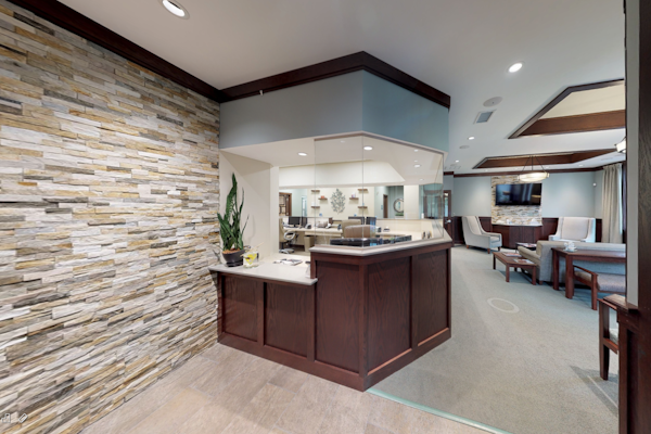 Front desk at Hadden and Whidden's office