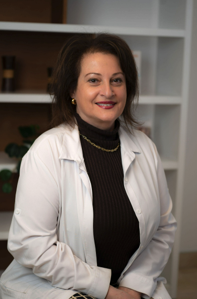 Dr. Patricia Berbari with patient