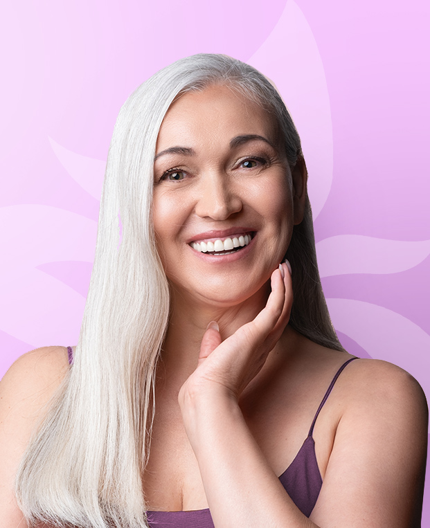 image of a woman smiling