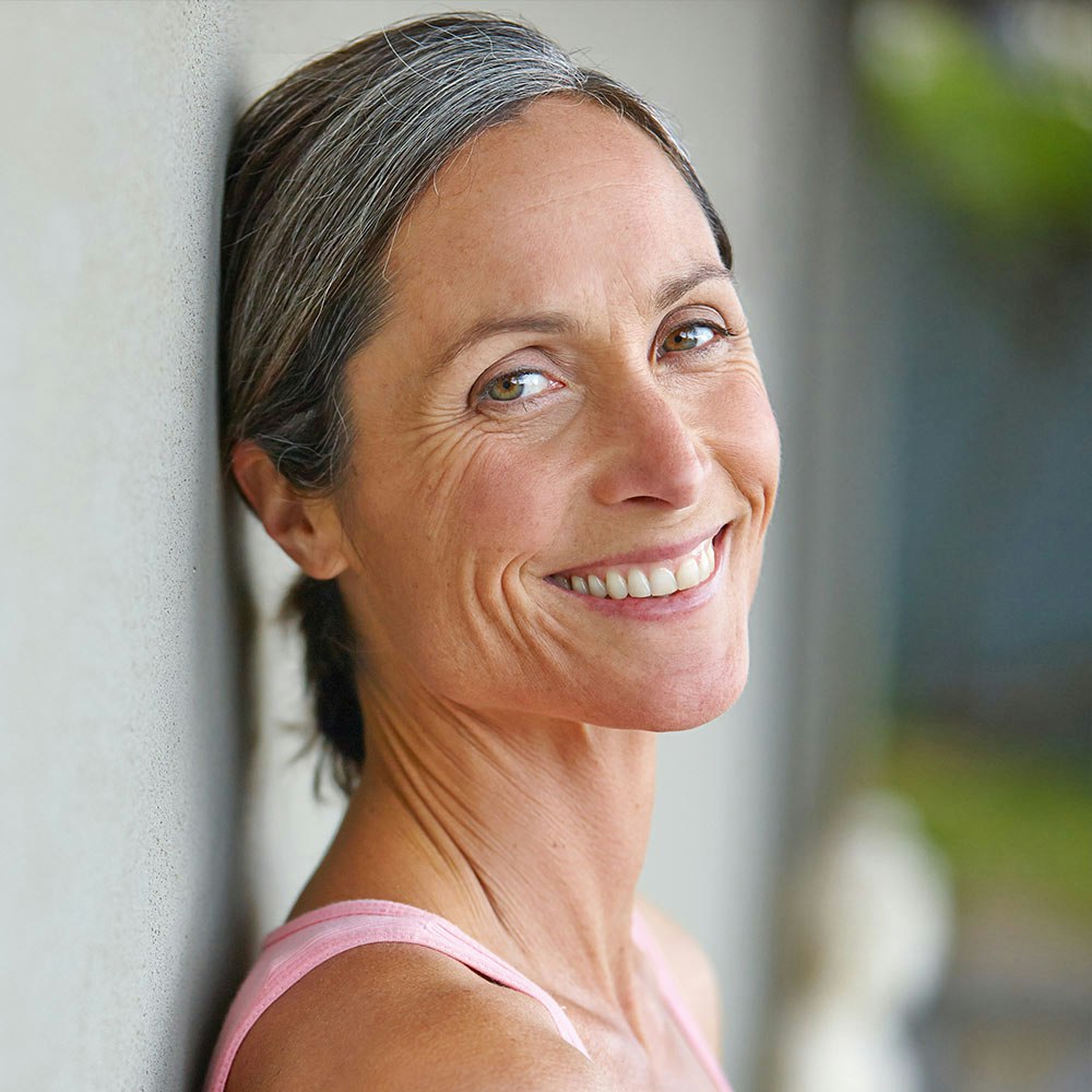 Smiling mature woman