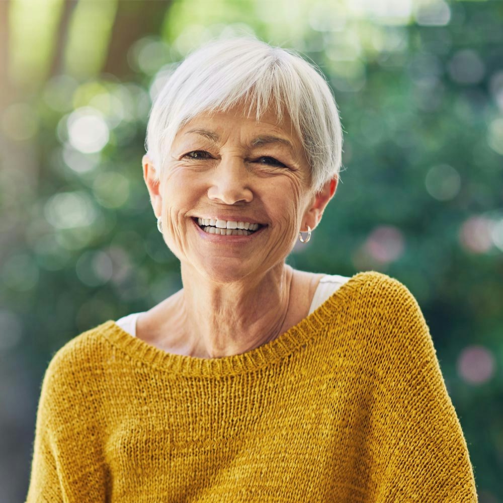 Smiling mature woman