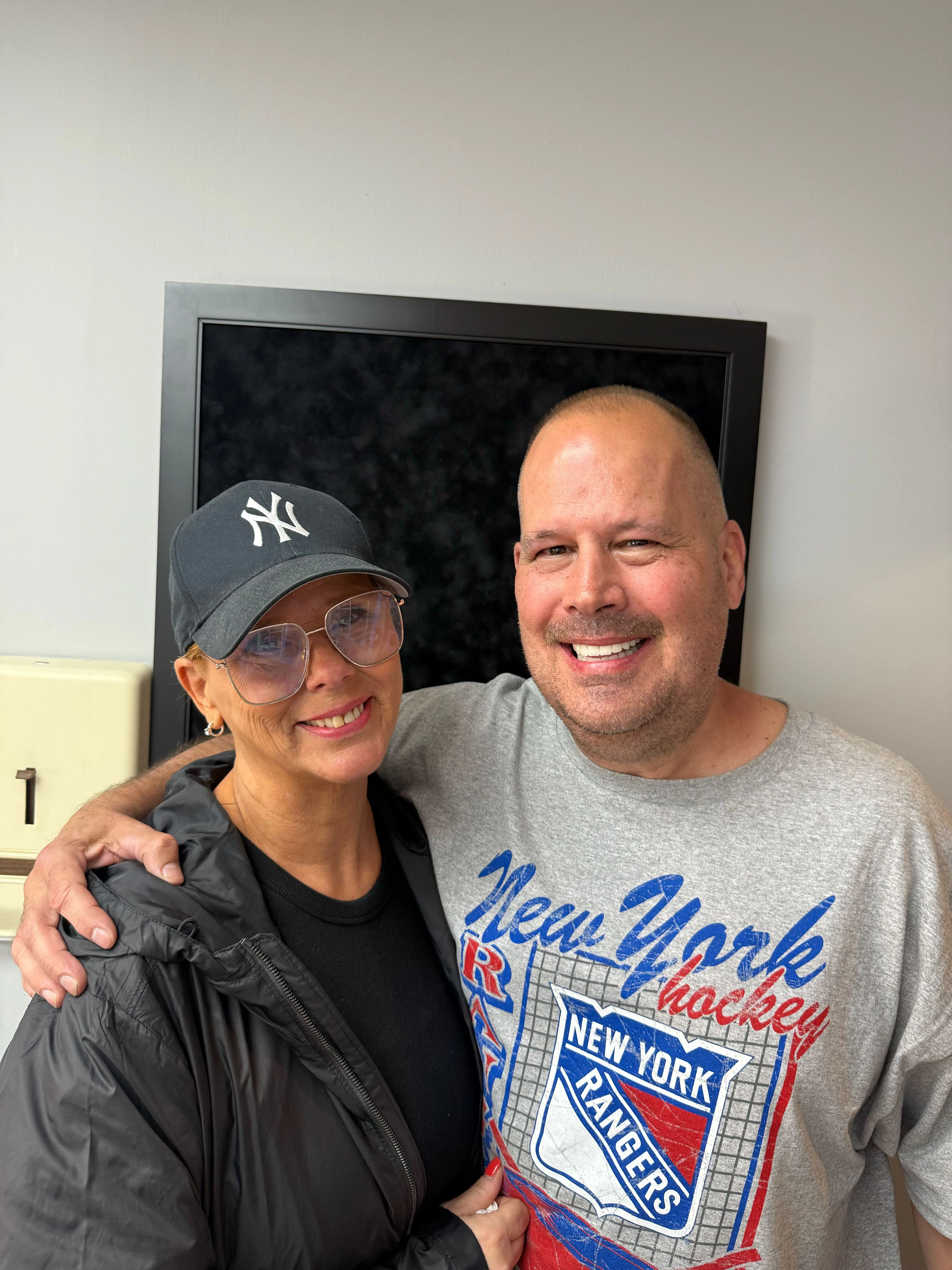 patient after dental implants