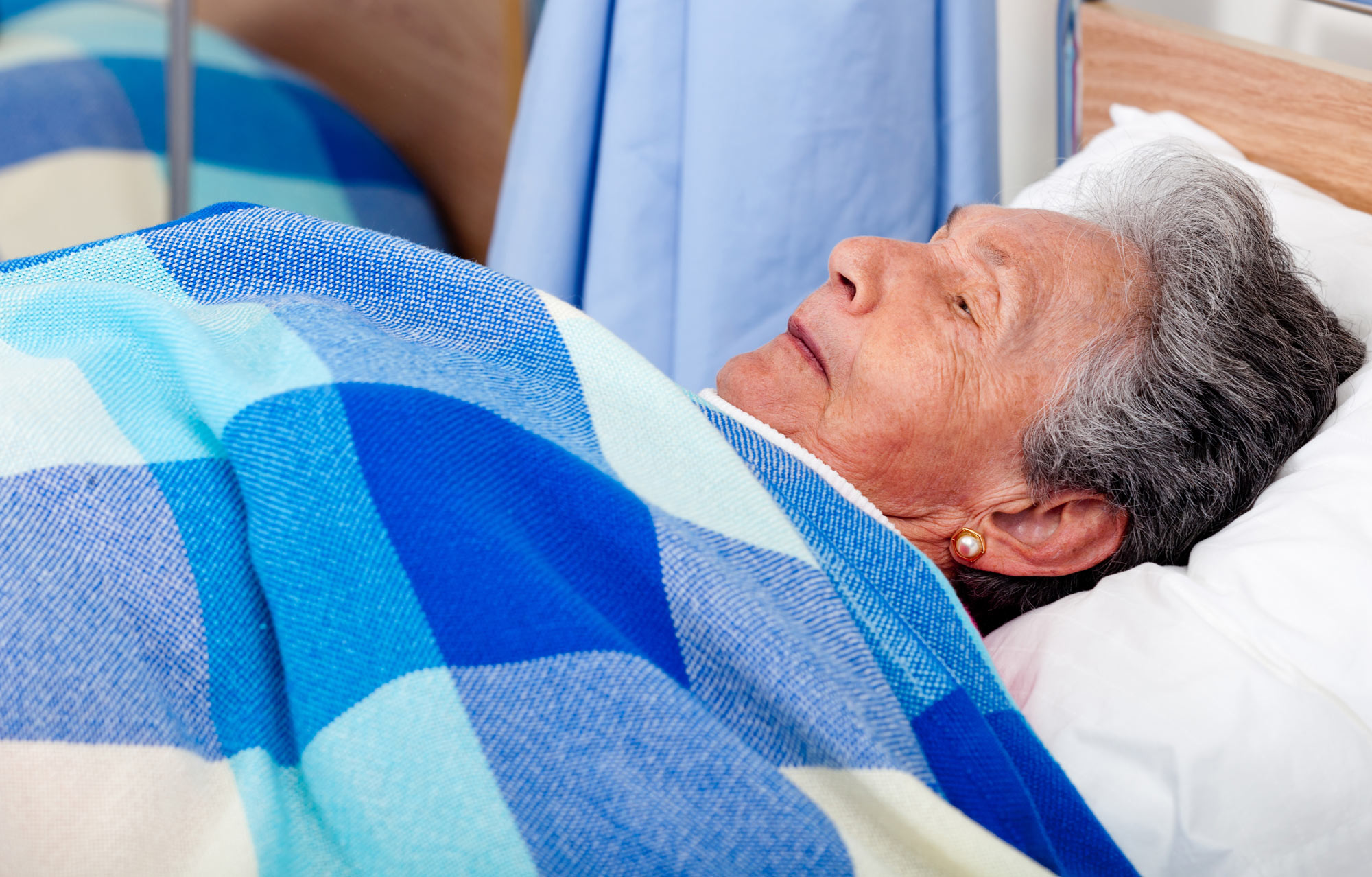 Injured scared elder