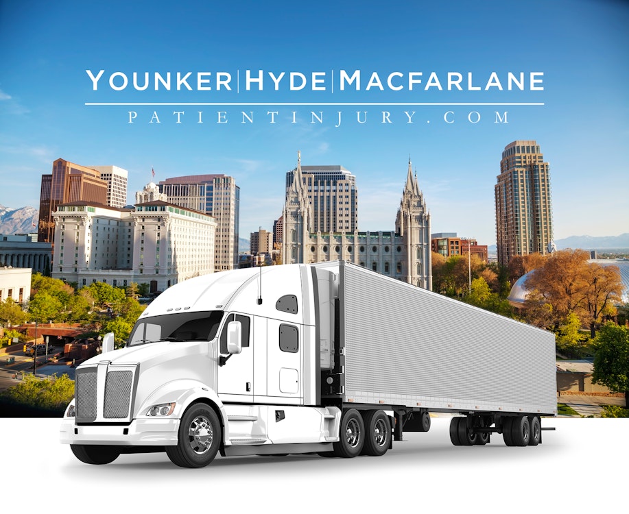 salt lake city with logo and truck