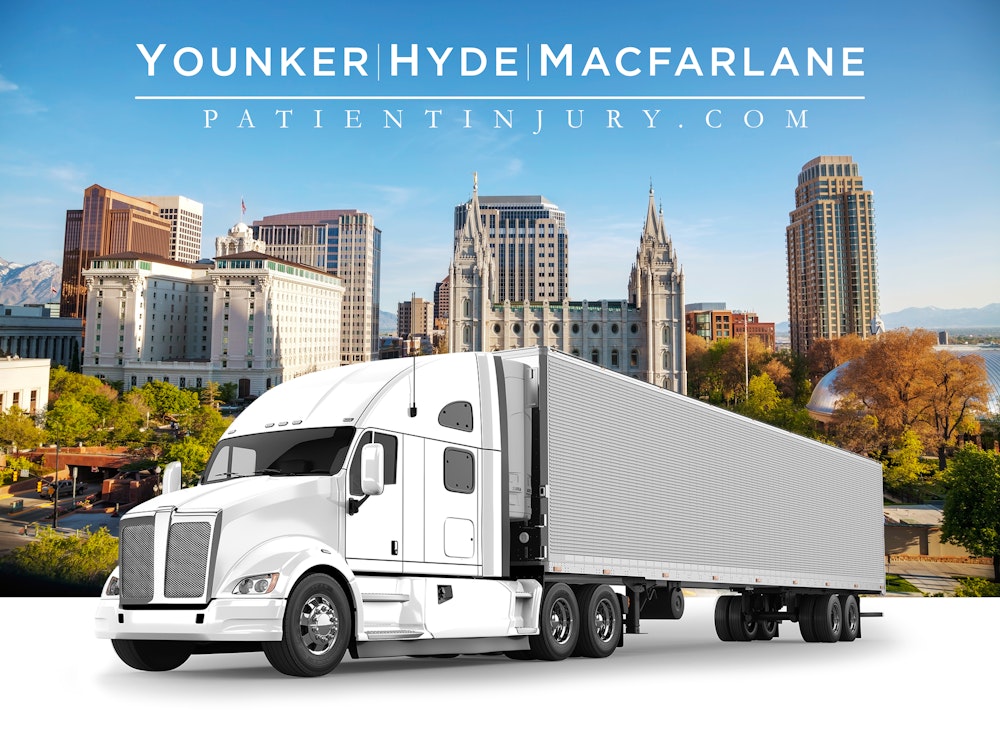 salt lake city with logo and truck