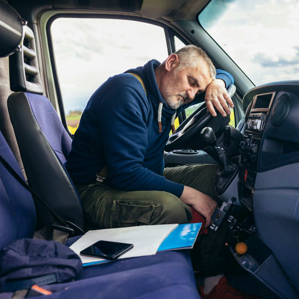 fatigued truck driver