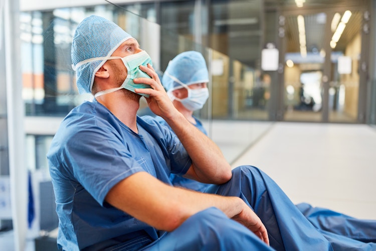 Upset doctors after a blood clot misdiagnosis