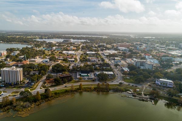Aerial view of Winter Haven community