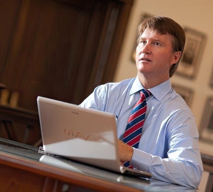 Mr. Moody at the courthouse