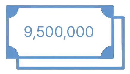 $9,500,000