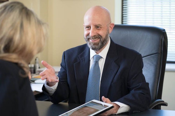 Dr. Hove and patient