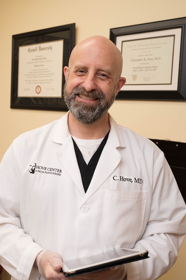 Dr. Hove before awards