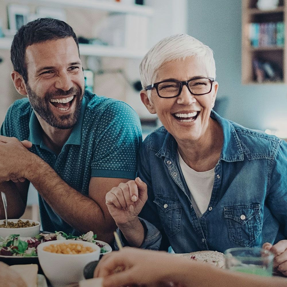 group of smiling people