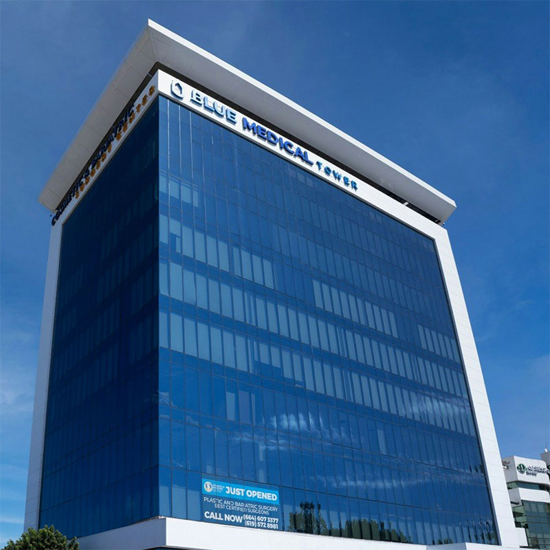 Blue Medical Tower